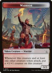 Warrior // Thopter Double-Sided Token [March of the Machine Tokens] | Devastation Store