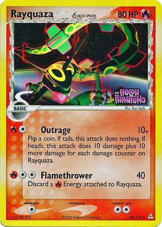 Rayquaza (26/110) (Delta Species) (Stamped) [EX: Holon Phantoms] | Devastation Store