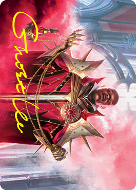 Markov Purifier Art Card (Gold-Stamped Signature) [Innistrad: Crimson Vow Art Series] | Devastation Store