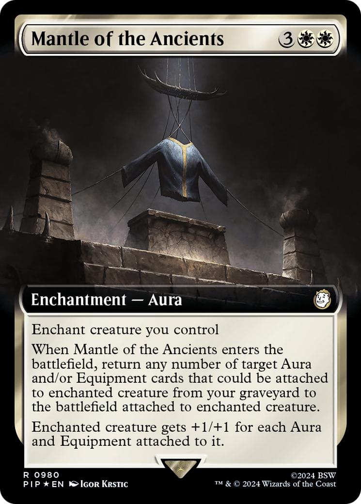 Mantle of the Ancients (Extended Art) (Surge Foil) [Fallout] | Devastation Store