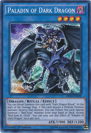 Paladin of Dark Dragon [DRL2-EN018] Secret Rare | Devastation Store