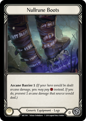 Nullrune Boots [ARC158-C] 1st Edition Cold Foil - Devastation Store | Devastation Store