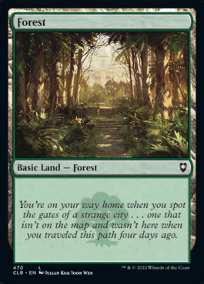 Forest (470) [Commander Legends: Battle for Baldur's Gate] | Devastation Store