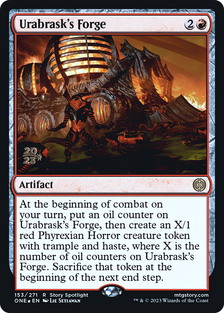 Urabrask's Forge [Phyrexia: All Will Be One Prerelease Promos] | Devastation Store