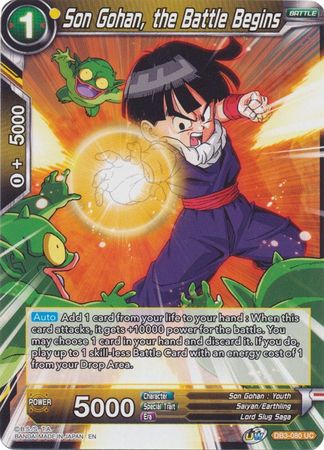 Son Gohan, the Battle Begins [DB3-080] | Devastation Store