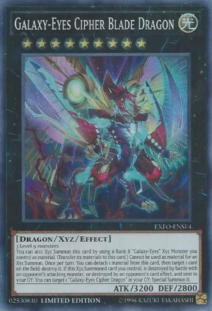 Galaxy-Eyes Cipher Blade Dragon [EXFO-ENSE4] Super Rare | Devastation Store
