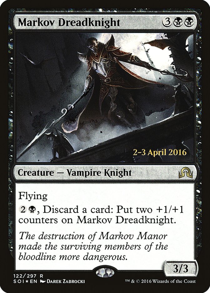 Markov Dreadknight [Shadows over Innistrad Prerelease Promos] - Devastation Store | Devastation Store