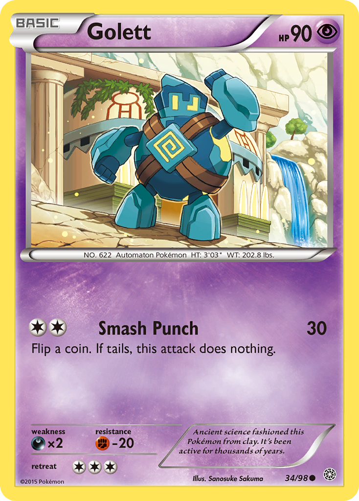 Golett (34/98) [XY: Ancient Origins] | Devastation Store