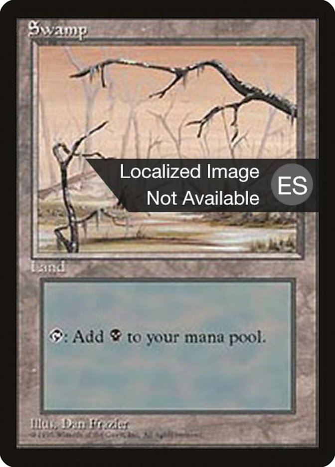 Swamp (B) [Fourth Edition (Foreign Black Border)] | Devastation Store
