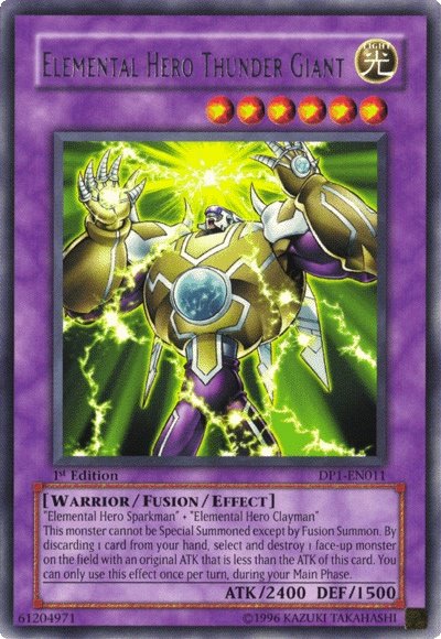 Elemental Hero Thunder Giant [DP1-EN011] Rare | Devastation Store