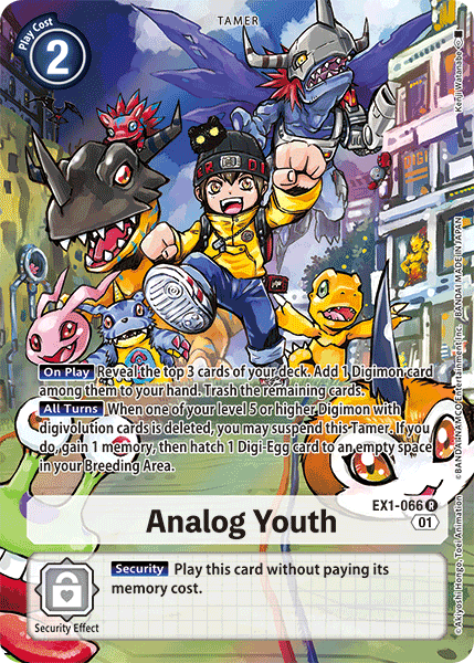 Analog Youth [EX1-066] (Alternate Art) [Classic Collection] | Devastation Store