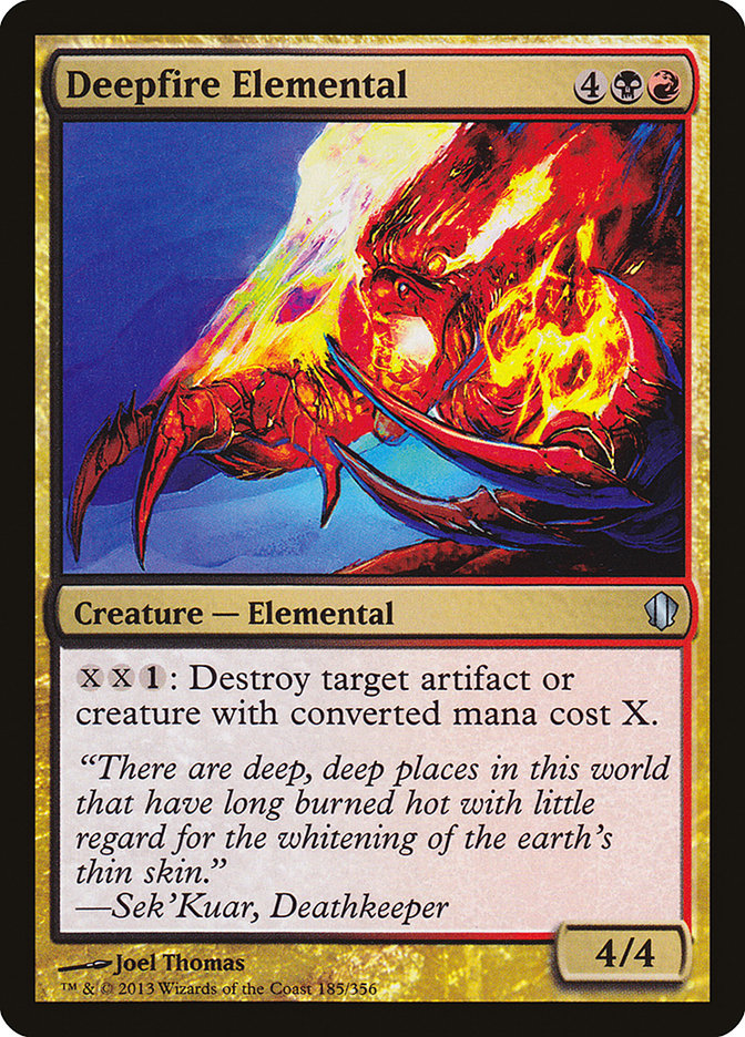 Deepfire Elemental [Commander 2013] | Devastation Store