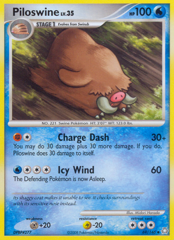 Piloswine (69/146) [Diamond & Pearl: Legends Awakened] | Devastation Store