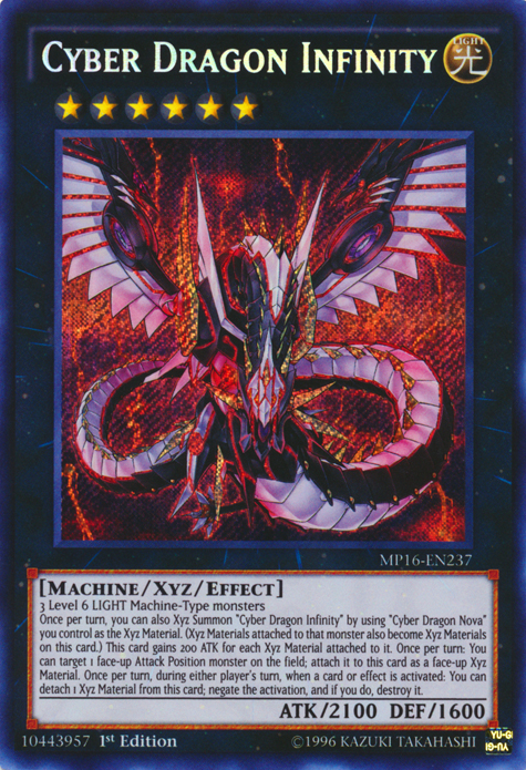 Cyber Dragon Infinity [MP16-EN237] Secret Rare | Devastation Store