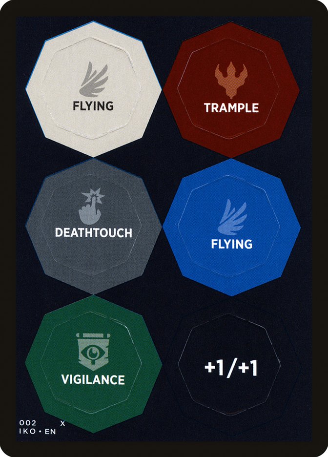 Ability Punchcard [Ikoria: Lair of Behemoths Tokens] | Devastation Store