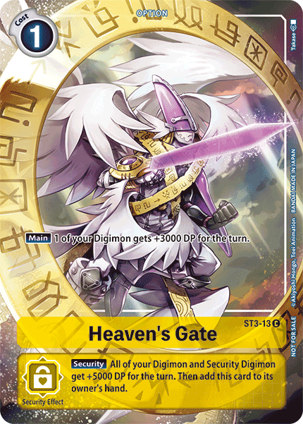 Heaven's Gate [ST3-13] (Tamer's Evolution Box) [Starter Deck: Heaven's Yellow Promos] | Devastation Store