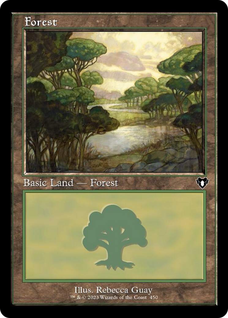 Forest (450) (Retro) [Commander Masters] | Devastation Store