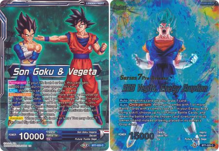 Son Goku & Vegeta // SSB Vegito, Energy Eruption [BT7-025_PR] | Devastation Store