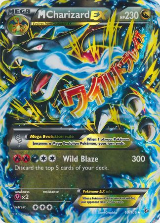 M Charizard EX (69/106) (Jumbo Card) [XY: Flashfire] | Devastation Store