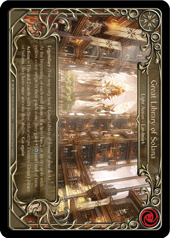 Great Library of Solana (Cold Foil) [MON000-CF] 1st Edition Cold Foil - Devastation Store | Devastation Store