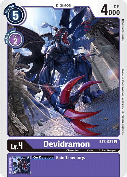 Devidramon [BT3-081] [Release Special Booster Ver.1.0] | Devastation Store