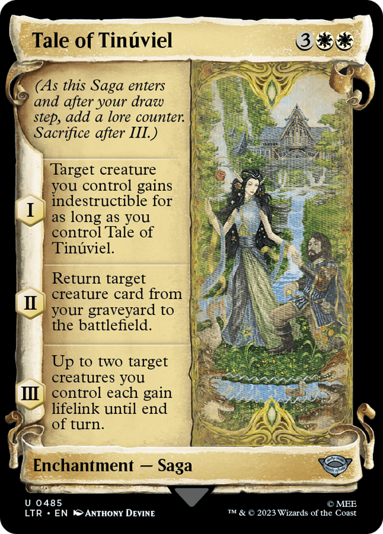 Tale of Tinuviel [The Lord of the Rings: Tales of Middle-Earth Showcase Scrolls] | Devastation Store