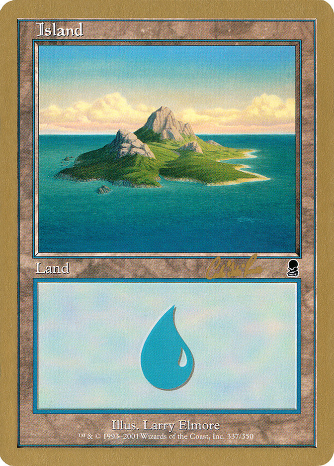 Island (cr337a) (Carlos Romao) [World Championship Decks 2002] | Devastation Store