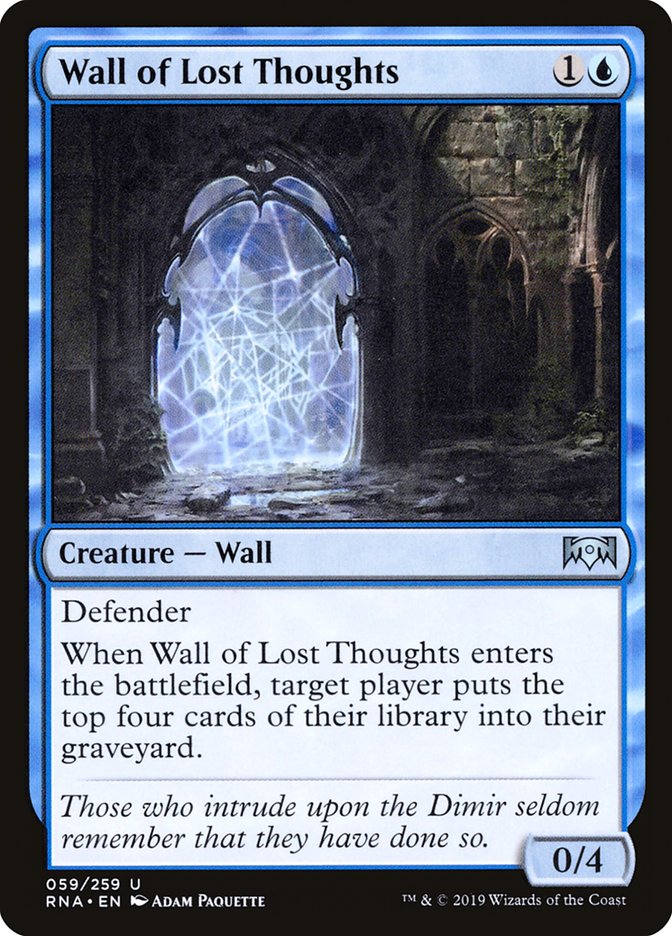 Wall of Lost Thoughts [Ravnica Allegiance] | Devastation Store