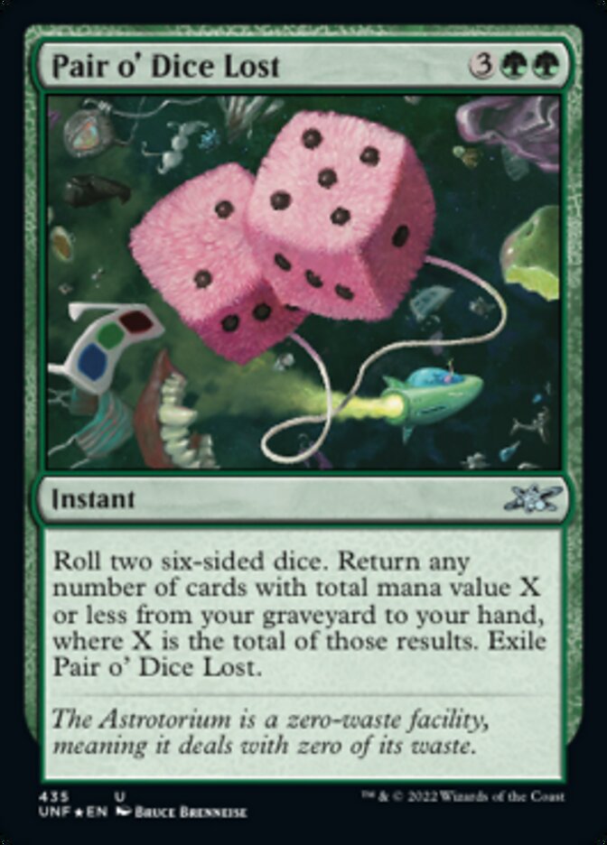 Pair o' Dice Lost (Galaxy Foil) [Unfinity] | Devastation Store