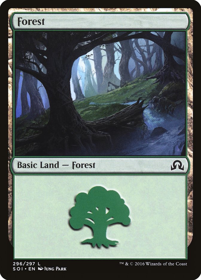 Forest (296) [Shadows over Innistrad] - Devastation Store | Devastation Store