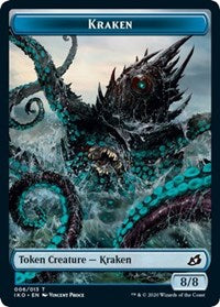 Kraken // Human Soldier (004) Double-sided Token [Ikoria: Lair of Behemoths Tokens] | Devastation Store