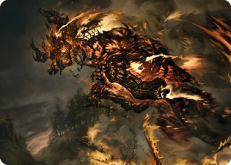 Pyre Spawn Art Card [Innistrad: Crimson Vow Art Series] | Devastation Store