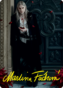 Sorin the Mirthless 1 Art Card (Gold-Stamped Signature) [Innistrad: Crimson Vow Art Series] | Devastation Store