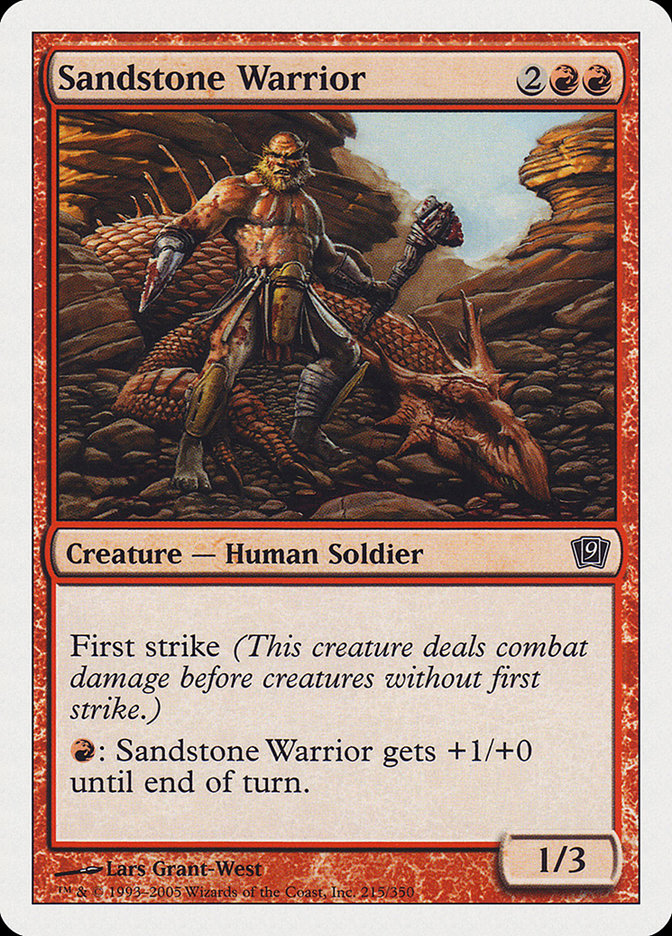 Sandstone Warrior [Ninth Edition] - Devastation Store | Devastation Store