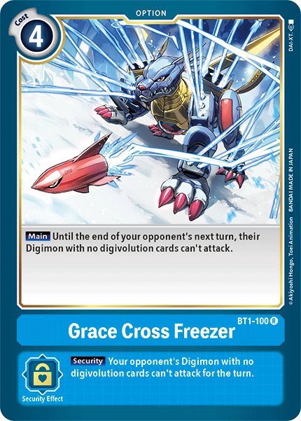 Grace Cross Freezer [BT1-100] [Release Special Booster Ver.1.5] | Devastation Store