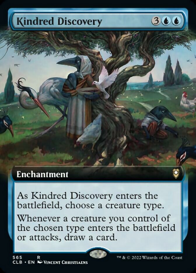 Kindred Discovery (Extended Art) [Commander Legends: Battle for Baldur's Gate] | Devastation Store