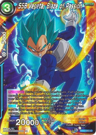 SSB Vegeta, Blaze of Passion [BT10-040] | Devastation Store