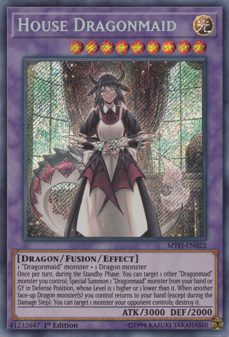 House Dragonmaid [MYFI-EN022] Secret Rare | Devastation Store