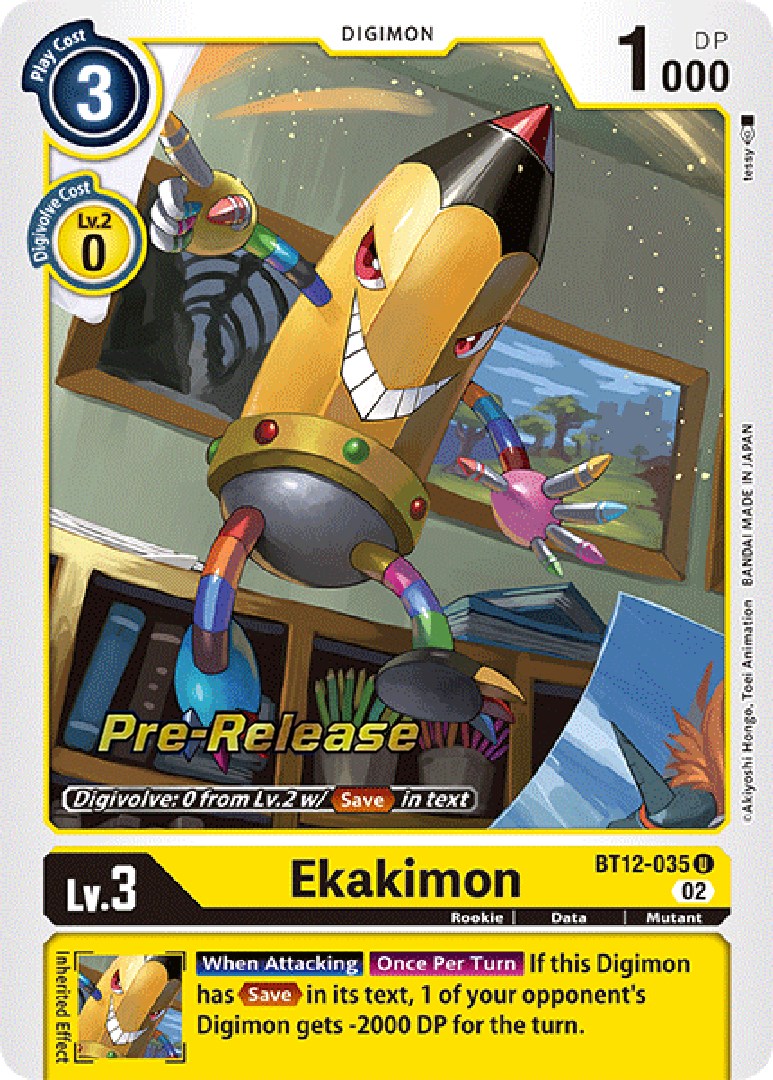 Ekakimon [BT12-035] [Across Time Pre-Release Cards] | Devastation Store