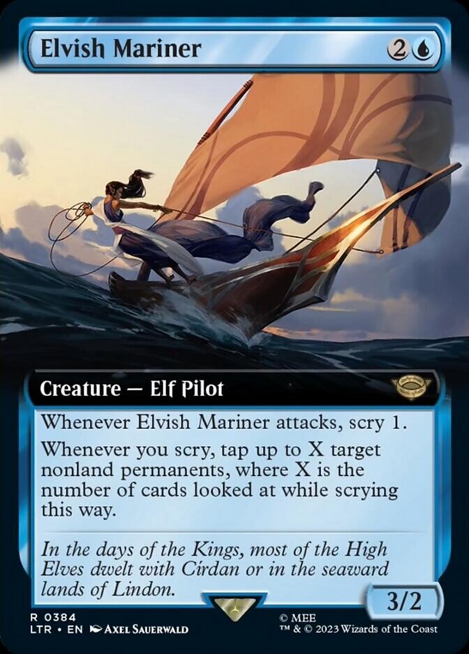 Elvish Mariner (Extended Art) [The Lord of the Rings: Tales of Middle-Earth] | Devastation Store