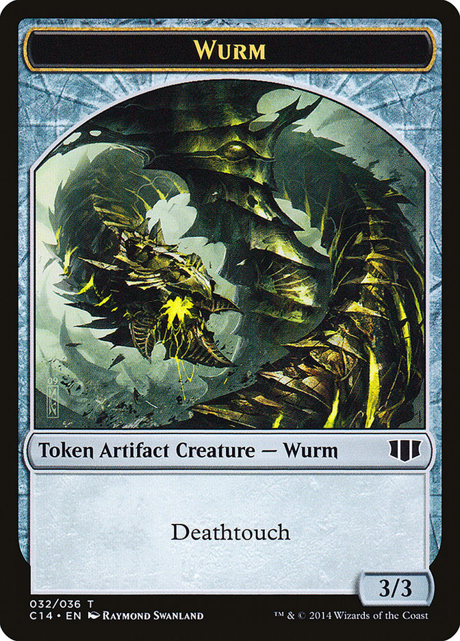 Wurm (032/036) // Goat Double-sided Token [Commander 2014 Tokens] | Devastation Store