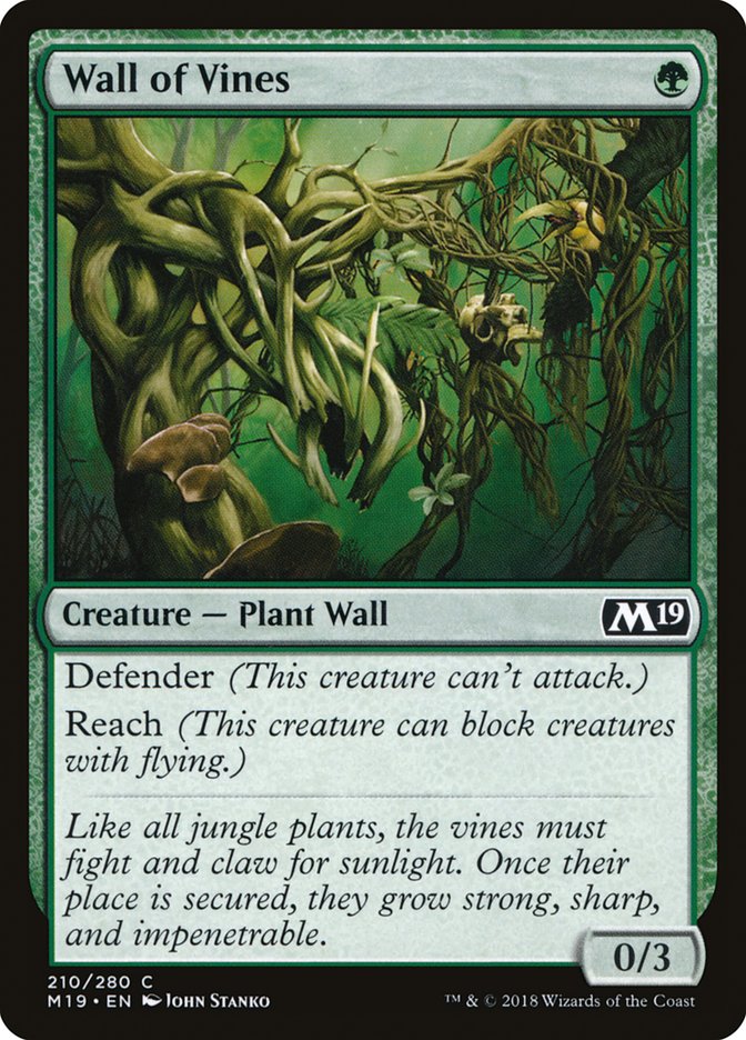 Wall of Vines [Core Set 2019] - Devastation Store | Devastation Store