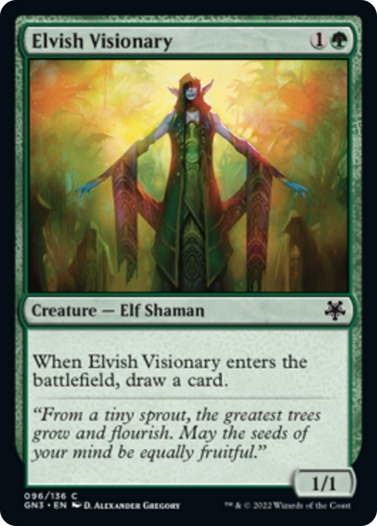 Elvish Visionary [Game Night: Free-for-All] | Devastation Store