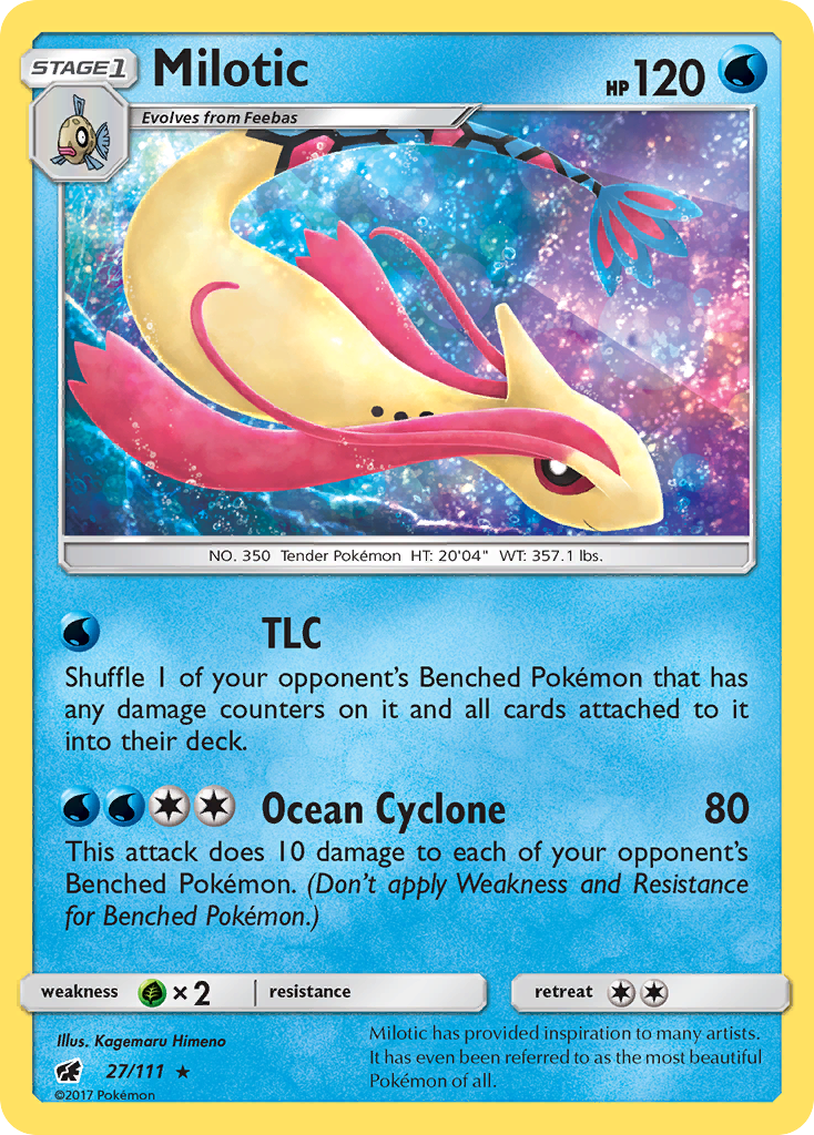 Milotic (27/111) [Sun & Moon: Crimson Invasion] | Devastation Store