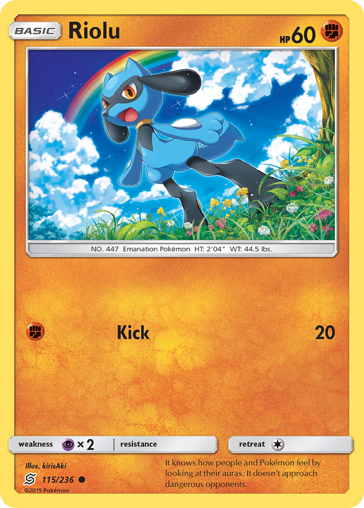 Riolu (115/236) [Sun & Moon: Unified Minds] | Devastation Store