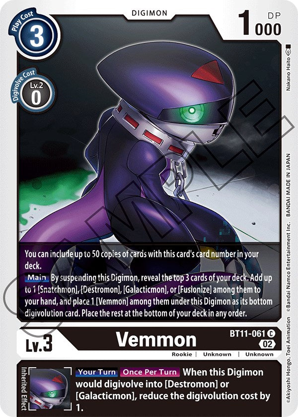 Vemmon [BT11-061] [Dimensional Phase] | Devastation Store
