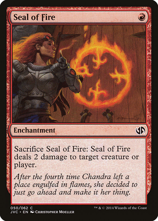 Seal of Fire [Duel Decks Anthology] - Devastation Store | Devastation Store