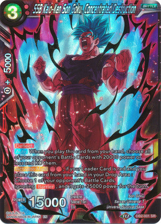 SSB Kaio-Ken Son Goku, Concentrated Destruction [DB2-001] | Devastation Store