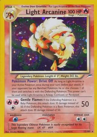 Light Arcanine (12/105) [Neo Destiny Unlimited] | Devastation Store