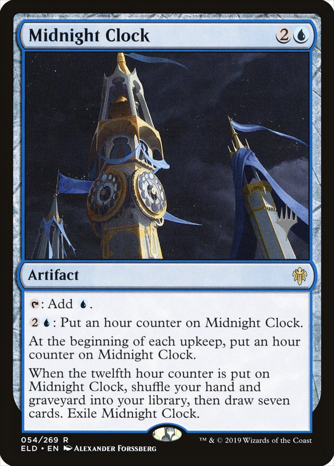 Midnight Clock (Promo Pack) [Throne of Eldraine Promos] | Devastation Store